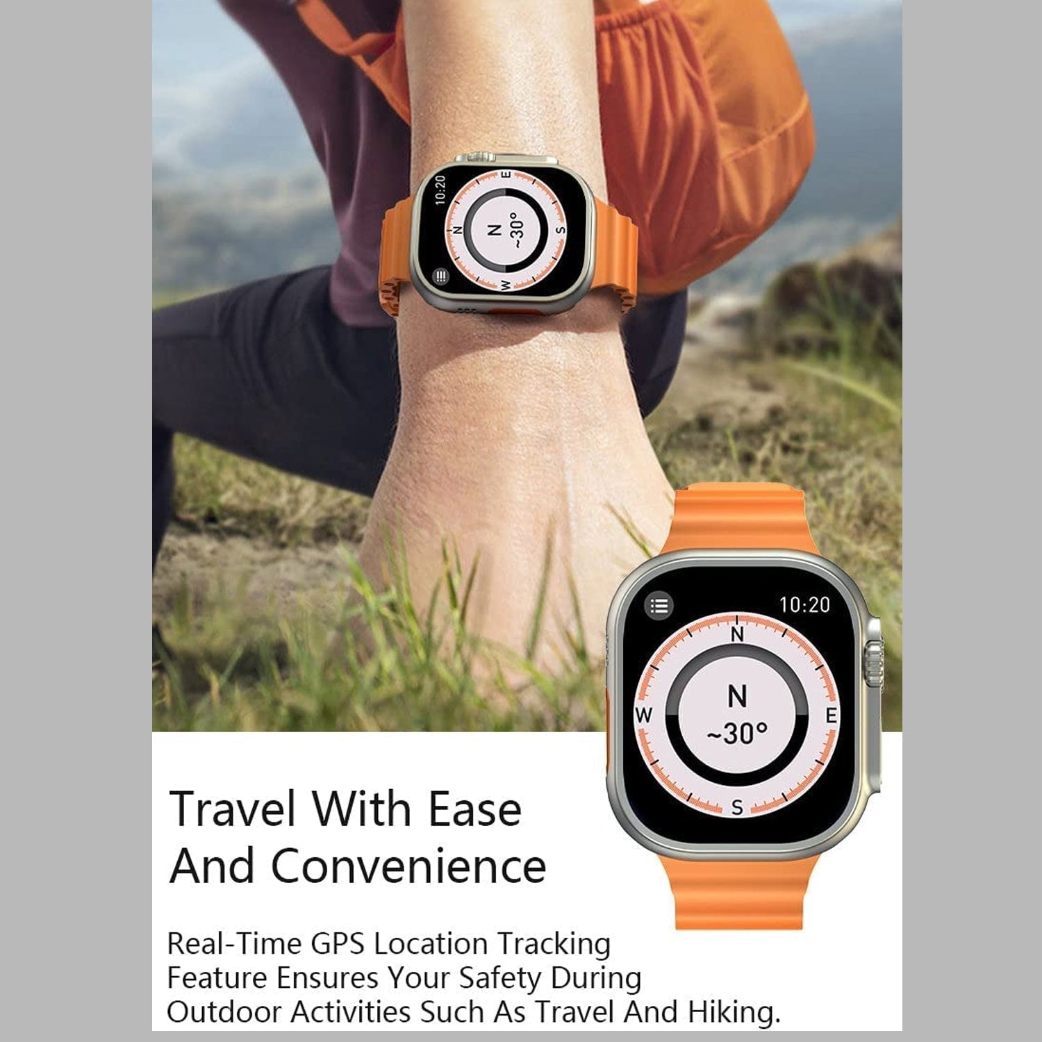 4523 Ultra Seris T800 Smart Watch Men & Female Smartwatch Bluetooth Call Wireless Charge Fitness Bracelet Watch Large 49 MM Screen Smart Watch DeoDap 4523 Ultra Seris T800 Smart Watch Men & Female Smartwatch Bluetooth Call Wireless Charge Fitness Bracelet Watch Large 49 MM Screen Smart Watch DeoDap